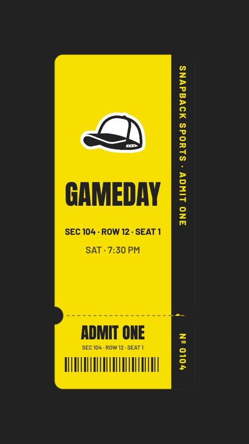 SNAPBACK MOTION STUDIO: transition · ticket tear, 9:16